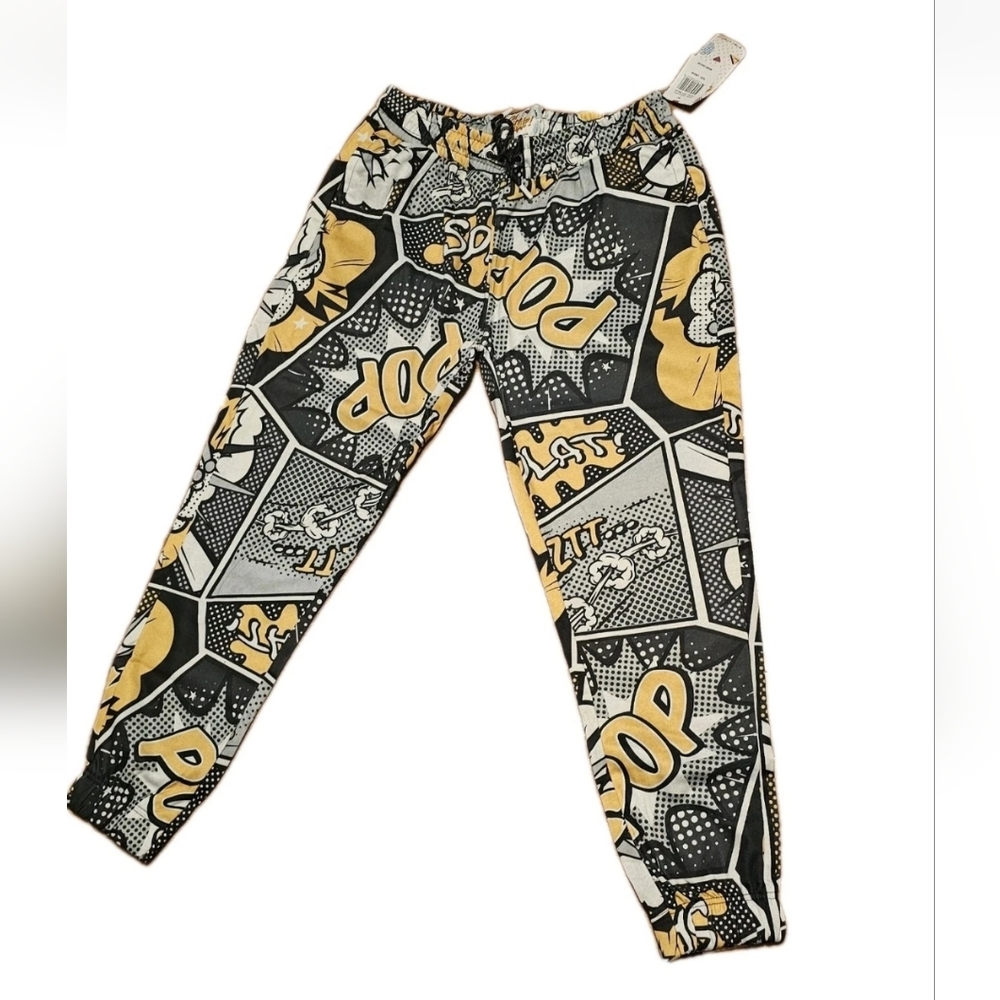 NWT Mens Joggers Drill Clothing Company Oh Snap! Graphic - Size Large Comic
